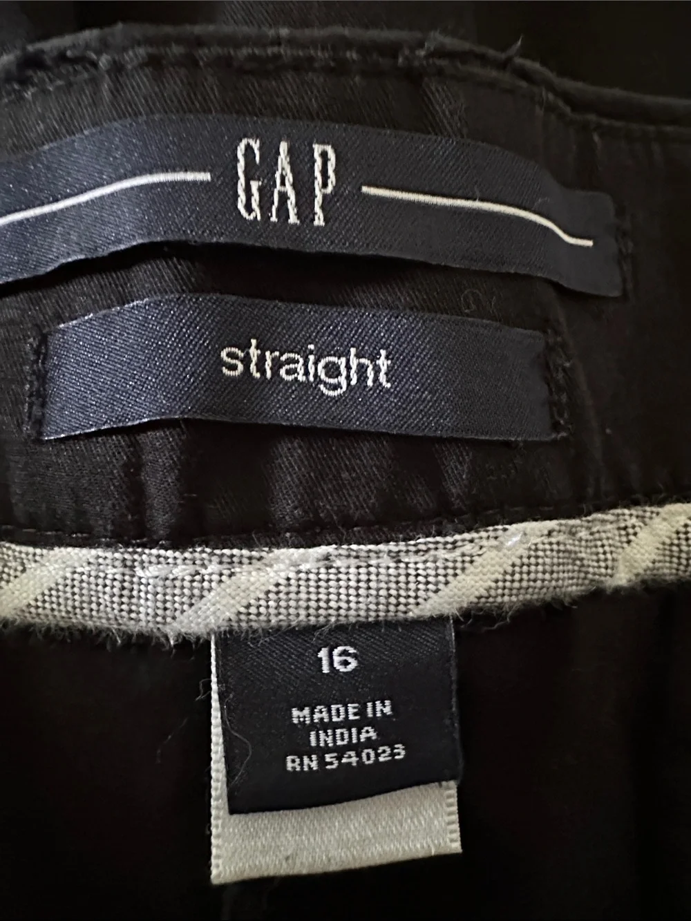 GAP Women's Straight Leg Pants in Dark Brown